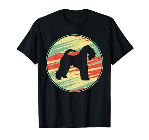 Kerry Blue Terrier Retro Vintage Silhouette Cute Dog Gift T-Shirt for Men Women Kids