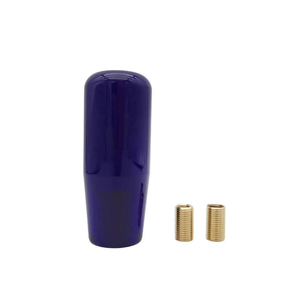 HYASDBWE Marble Style 20/15/10CM Gear Shift Knob Acrylic Shifter Knobs Stick Shift Knobs with 3 Adapter for Manual Car Gear Shifter Parts(Purple,10CM)