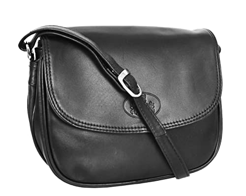 Sac à bandoulière décontracté femme cuir véritable Imogen sacoche épaule