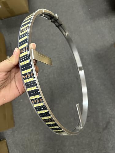 Sando Tech 1PC 17.5'' Quad Row Pure White LED Wheel Light