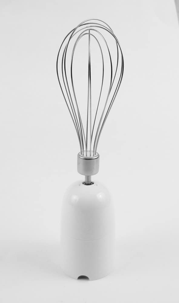 Batidora de Mano de 500 W - Hojas de Acero Inoxidable y Vaso Graduado de 600 ml - Empuñadura Ergonómica - Incluye Picadora con Vaso, Batidor y Accesorios - Silvano
