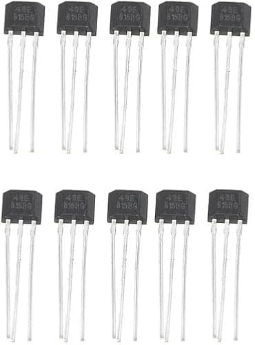 10Pcs Hall Element 49E Oh49E Ss49E Linear Sensor Hall Sensor Industrial Electrical Magnetic Detector