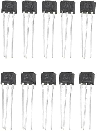 10Pcs Hall Element 49E Oh49E Ss49E Linear Sensor Hall Sensor Industrial Electrical Magnetic Detector