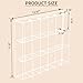 display4top 2 Pack Acrylic Display Case, 18 Compartments Clear Showcase Organizer, 6 Tiers Matchbox Display Cabinet for Mini Toys, Hot Wheels and LOL Dolls