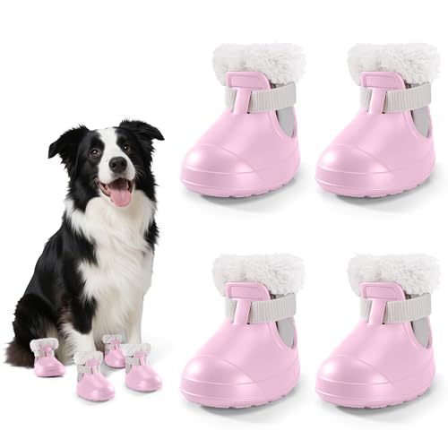 Dog Shoes with Removable Wool Liner