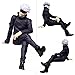 Puruuige 2PCS Anime Figures Itadori Yuji Noodle Stopper Figurine Sitting Pose Character Statue PVC Collection Model Desktop Decoration, Type 1