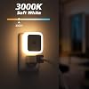 Luz Nocturna Sujeet, Luces Nocturnas para Enchufe 8-Pack, Lámpara Nocturna Enchufable, Luz LED de Crepúsculo a Amanecer (Blanco Cálido) 4