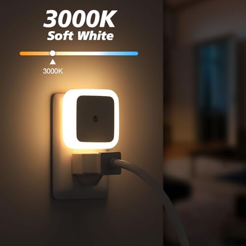 Sujeet Night Light, Night Lights Plug into Wall 8-Pack, Nightlight Plug in Night Light, Dusk to Dawn Night Lamp Led (Warm White) - 1