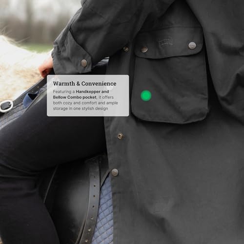 Image of RESISTANCE Premium Oilskin Duster Coat Waterproof Cotton Unisex Cowboy Cowgirl Western Workwear