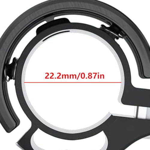 2 Pack Mini Dezent Fahrradklingel,Klingel Fahrrad,mit 22–24 mm Durchmesser,Laut 100 dB,Deutlich zu Vernehmen,Wetterfest
