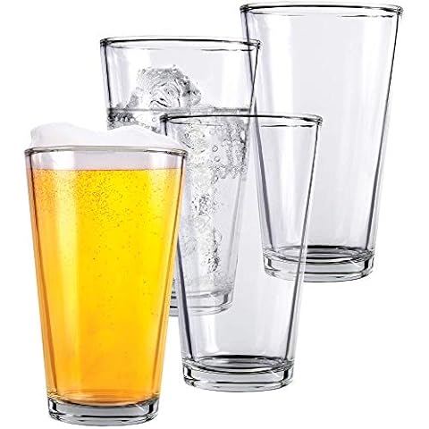 Kitchen Lux Clear Glass Beer Cups Cover