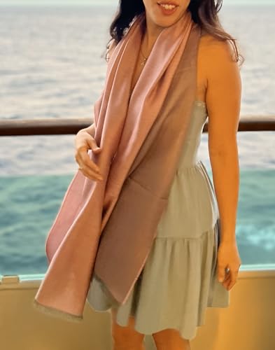 Royal Heavenly Baby Alpaca & Silk Scarf – Ultra Soft, Warm, Reversible & Lightweight Luxury Wrap for Men & Women4