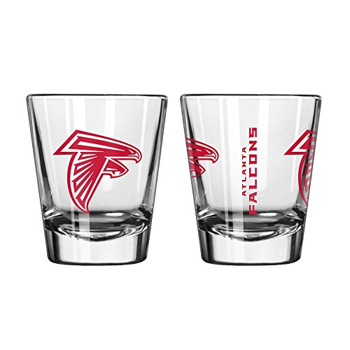 Official Fan Shop Authentic NFL Logo 2 oz Shot Glasses 2-Pack Bundle. Show Team Pride at Home, Your  - //coolthings.us