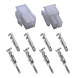 4-Pin Connector 18-24AWG Standard 0.0165” 4.2mm 2/4/5-Pin Connector Industrial and Scientific Disconnect Terminal 8-Piece Set