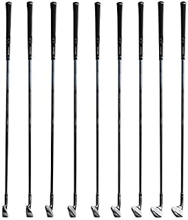 MAZEL Single Length Golf Club Irons Set 4-SW(9 Pieces) (Right, Graphite, Middle(SR))