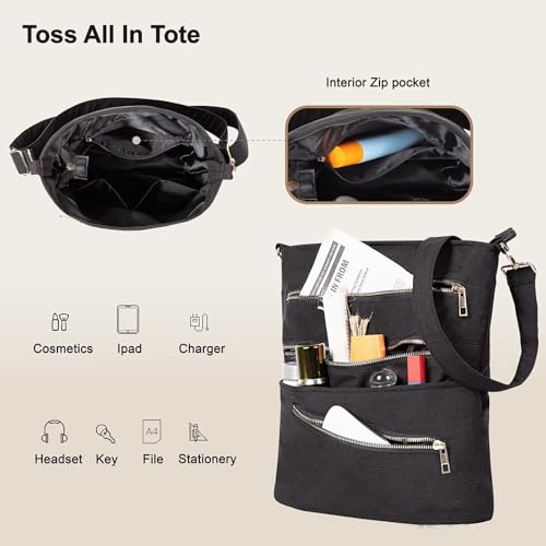 Shoulder Handbag for Women, Lightweight Crossbody Purse with Adjustable Strap, Water Resistant Shoulder Bag4