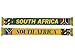 Euroscarves South Africa Bafana Bafana Soccer Knit Scarf