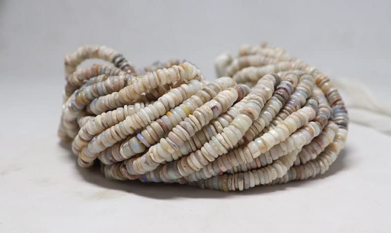 Perles opale australienne 4mm pour créer vos propres bracelets d'été
