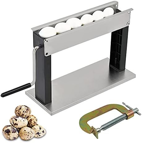 Manual Quail Egg Peeler Machine Quail Egg Sheller Household Quail Egg Peeling Machine for Boiled Quail Egg Egg Huller Portable Hand Roll Quail Egg Peeler Sheller