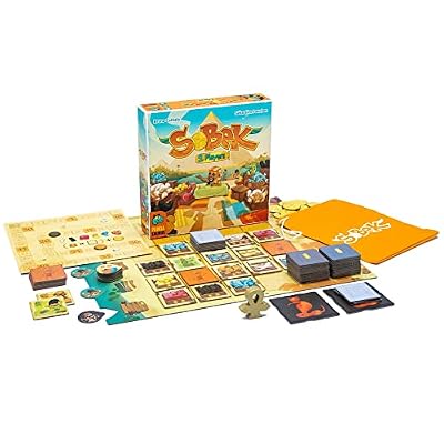 Sobek 2 Players Board Game - Navigate the Bountiful Markets and Outwit Your Opponent! Strategy Game for Kids and Adults, Ages 10+, 2 Players, 20 Minute Playtime, Made by Pandasaurus Games