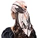 BCFHRGT Camouflage Rose Gold square silk scarf fashion hijab for women for evening bufandas para mujer