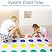 Twister Spiel für Kinder & Erwachsen, Twisting Spiele Ab 6 Jahre, Kindergeburtstag Spiele Bodenspiel mit Spielmatte, Gartenspiele, Partyspiele, Familienspiel, Lustiges Spiel Für Drinnen Und Draußen