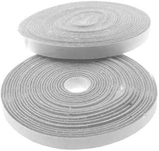 10MM x 5M White Hook Loop Tape Self Adhesive Sticky Backed
