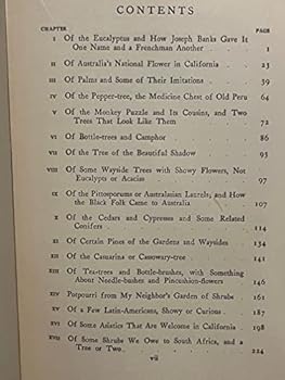 Hardcover Trees and shrubs of California gardens,: By Charles Francis Saunders, Book