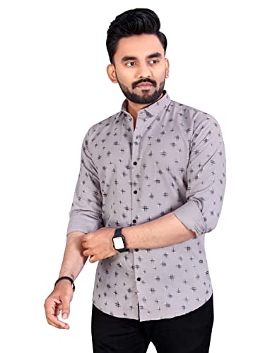 Image of ELYYORK Men's Checkered Regular Fit Shirt