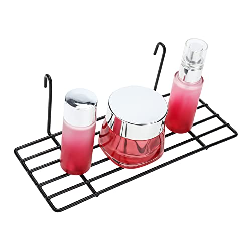 Yaegoo 8 Pack Grid Wall Shelves, Wire Straight Shelf With Hooks, Hanging Shelf For Wall Grid Panel, Wall Organizer For Home Supplies, 9.8" L X 3.9" D #TOP7