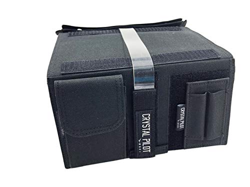 Crystal Pilot "Flight Pad". 3 in 1 Tablet Kneeboard with Aluminum Clipboard and VFR Placard. Compatible with mini iPad 3/4 and android devices.