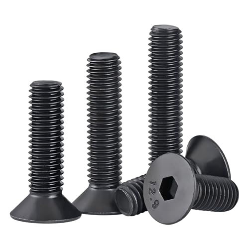 Qrity 20 PCS Hex Socket Countersunk Machine Screws