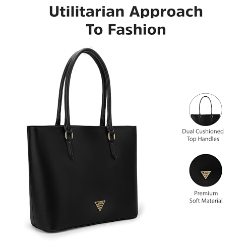 Image of Lavie Signature Women's Detroit Pro Laptop Tote Handbag for Women | Fits Upto 15 Inch Laptop | Laptop Bag for Work | Ladies purse | Stylish Shoulder Bag | Gift For Women