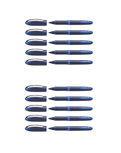Schneider Schreibgeräte Tintenroller One Business, Ultra-Smooth-Spitze 0,6 mm (10x Blau)