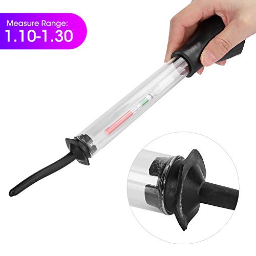 Battery Hydrometer,Battery Hydrometer Tester 8In Battery Hydrometer Fast Dectection Electro Hydraulic Density Meter Car Repairing Tools Battery Acid Tester Battery Hydrometer #TOP7
