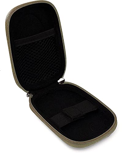 Sumac Hard Shell Protective Gadget Point and Shoot Camera Airpods Carrying Case with Mesh Pocket and Restraint Stap for Travel, Outdoors