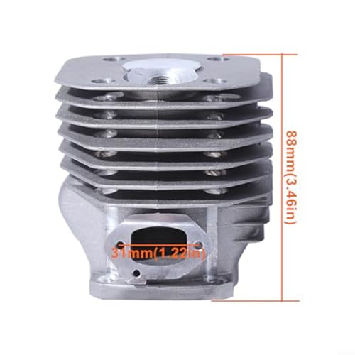 Piston cylindre 48 mm a haute compression moteur pour tronconneuse 261 et 268 - 3