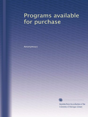  Programmi disponibili per l\'acquisto
