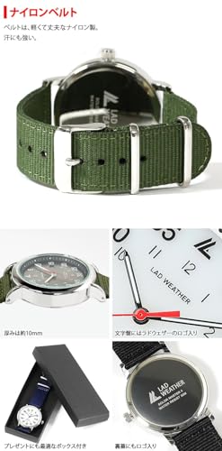 LAD WEATHER 腕時計 メンズ ソーラー式 01.ブラック×ブラック