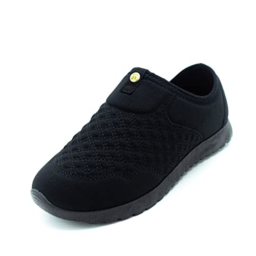 Tênis Feminino Moleca Slip On Preto/Preto 35