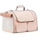 FUKUMARU Transportbox Katze, Faltbare Katzentransportbox,Transpor... für Katzen/Hund bis 22kg, Pink