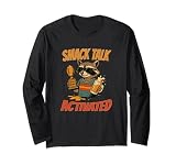 Smack Talk Activated Fantasy Football Loud Winner Raccoon Long Sleeve T-Shirt