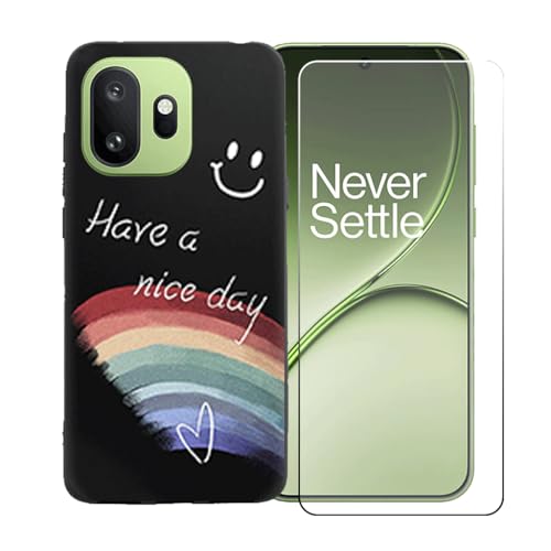 CongJiaLingXi�P�[�X�K�p �� OnePlus 15T (6.32") �K�p �� �d�����ꂽ�K���X�X�N���[���v���e�N�^�[�A�_�炩���V���R�[���V�F���o���p�[�h�Ռ�TPU�ی�J�o�[�������,LLM44