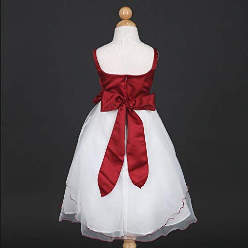 Pink Promise Apple Red Short Sleeves Girl's Bolero Christmas Holiday Dress4