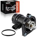 Frankberg Thermostat Kühlmittel mit Dichtung mit Gehäuse Kompatibel mit Cruze J300 1.4L 2013-2016 Astra J P10 1.4L 2009-2015 Corsa D S07 1.2L 1.4L 2006-2014 Replace# 55593033