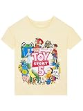 Disney Toy Story Camiseta Niña, Jessie, Woody, Buzz Lightyear y Bullseye Top Niña, Manga Corta Ropa Niños 6-7 Años