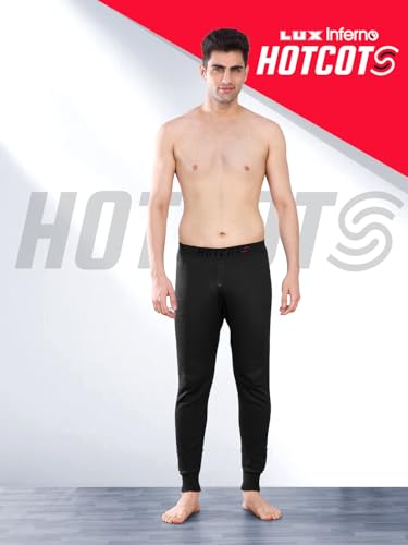 Image of Lux Inferno Hotcots Men's Full-Length Cotton Thermal Trouser - Warm & Comfortable Winter Innerwear