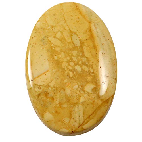 Cabochon ovale jaspe naturel 32,9 carats pour créer des bijoux faits main