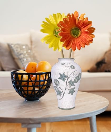 Image of IN-IMAGINE 4 Pcs Artificial Flowers Bunch, Flower for Vases for Home Decor, Home Decor Fulang Chrysanthemum High-End Simulation Multi-Color Hand-Held Decoration(White Yellow Pink Orange Red)