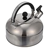 Tetera para hervir: nuestro producto es de alto rendimiento, pero es más razonable. Hecho de material de alta calidad, este hervidor silbante es duradero y práctico, con un diseño delicado y elegante, muy práctico, lo que te hace más cómodo.